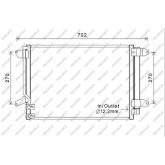 Condenseur, climatisation PRASCO VG424C001