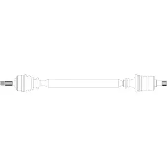 Arbre de transmission avant gauche GENERAL RICAMBI RV3001