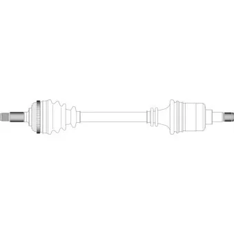 Arbre de transmission avant gauche GENERAL RICAMBI RV3005