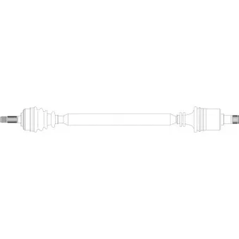 Arbre de transmission avant droit GENERAL RICAMBI RV3008