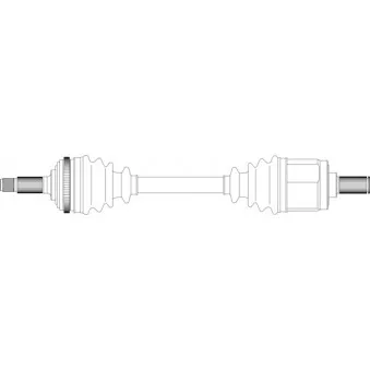 Arbre de transmission avant gauche GENERAL RICAMBI RV3009
