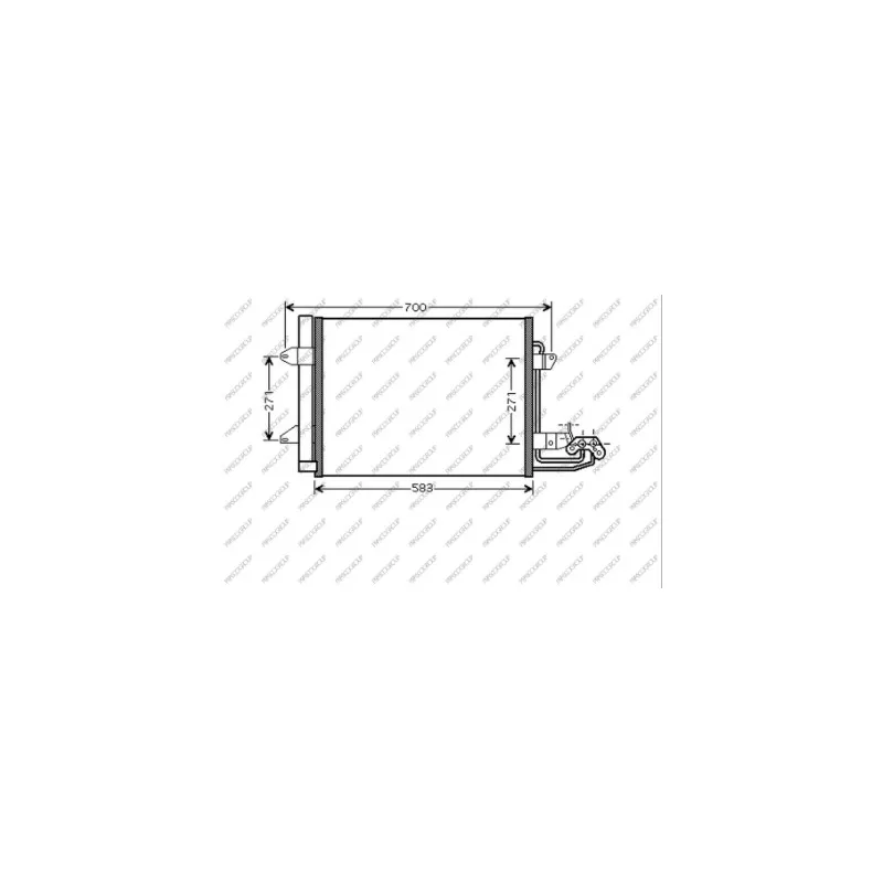 Condenseur, climatisation PRASCO VG715C001