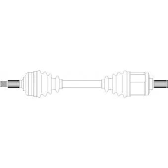 Arbre de transmission avant gauche GENERAL RICAMBI RV3010