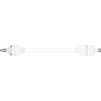 Arbre de transmission avant droit GENERAL RICAMBI RV3014