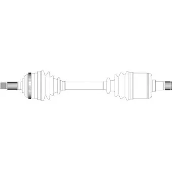 Arbre de transmission avant gauche GENERAL RICAMBI RV3017