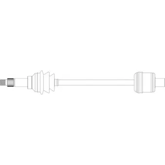 Arbre de transmission avant droit GENERAL RICAMBI RV3040