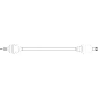 Arbre de transmission avant droit GENERAL RICAMBI RV3046