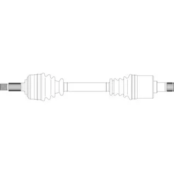 Arbre de transmission avant gauche GENERAL RICAMBI RV3049