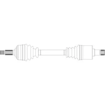 Arbre de transmission avant droit GENERAL RICAMBI RV3050