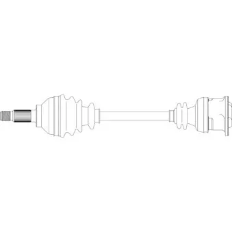 Arbre de transmission avant gauche GENERAL RICAMBI RV3065
