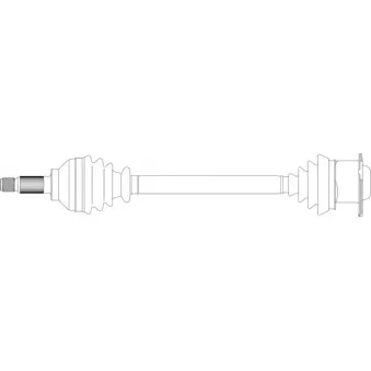 Arbre de transmission avant gauche GENERAL RICAMBI RV3077