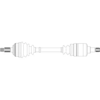 Arbre de transmission avant gauche GENERAL RICAMBI RV3104