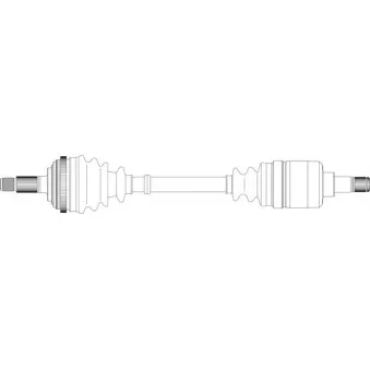 Arbre de transmission avant gauche GENERAL RICAMBI RV3106