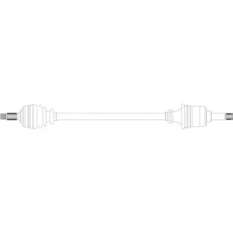Arbre de transmission avant droit GENERAL RICAMBI RV3111
