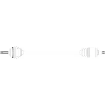 Arbre de transmission avant gauche GENERAL RICAMBI RV3122