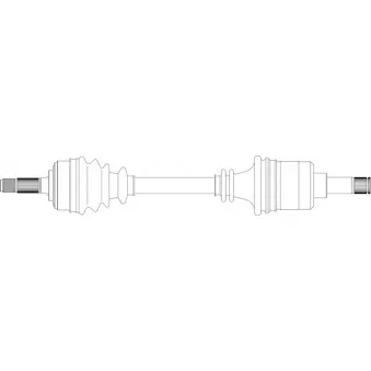 Arbre de transmission avant gauche GENERAL RICAMBI RV3124