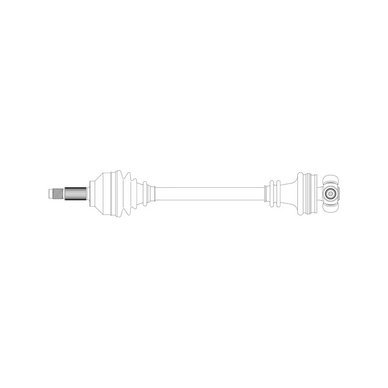Arbre de transmission avant droit GENERAL RICAMBI SA3010