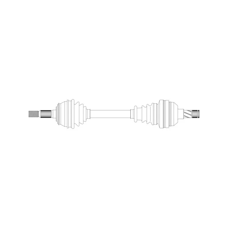 Arbre de transmission avant gauche GENERAL RICAMBI SA3017