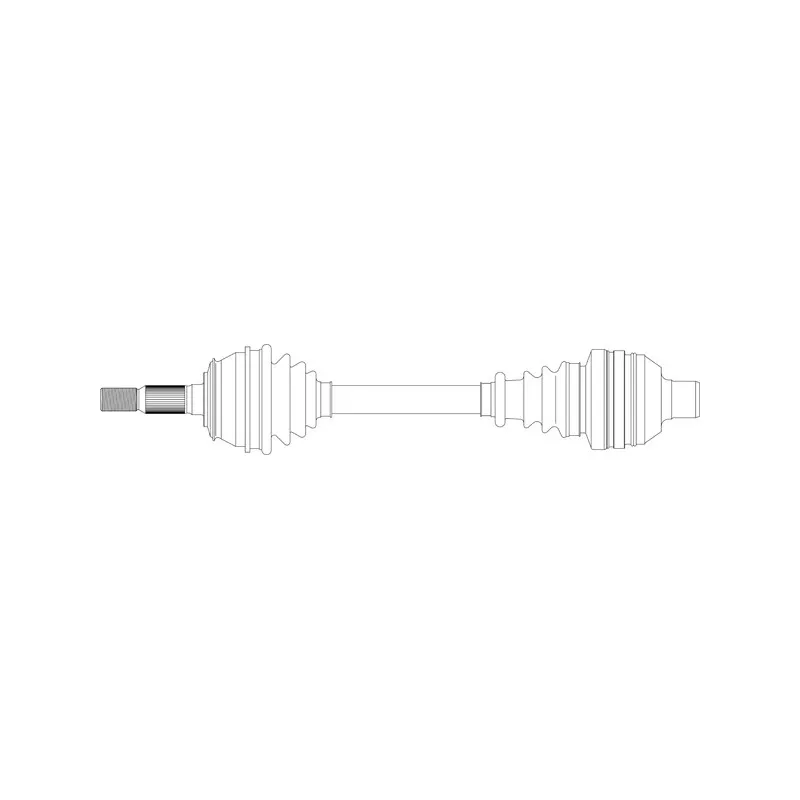Arbre de transmission avant droit GENERAL RICAMBI SA3018