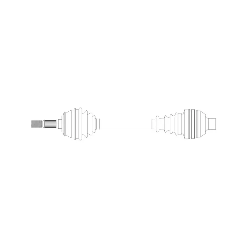 Arbre de transmission avant droit GENERAL RICAMBI SA3026