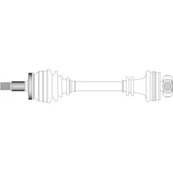 Arbre de transmission GENERAL RICAMBI SA3032