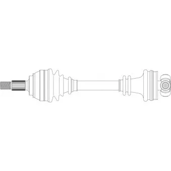 Arbre de transmission GENERAL RICAMBI SA3034