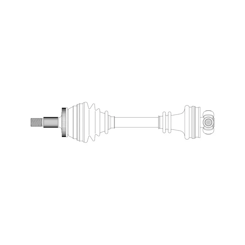Arbre de transmission avant droit GENERAL RICAMBI SA3039