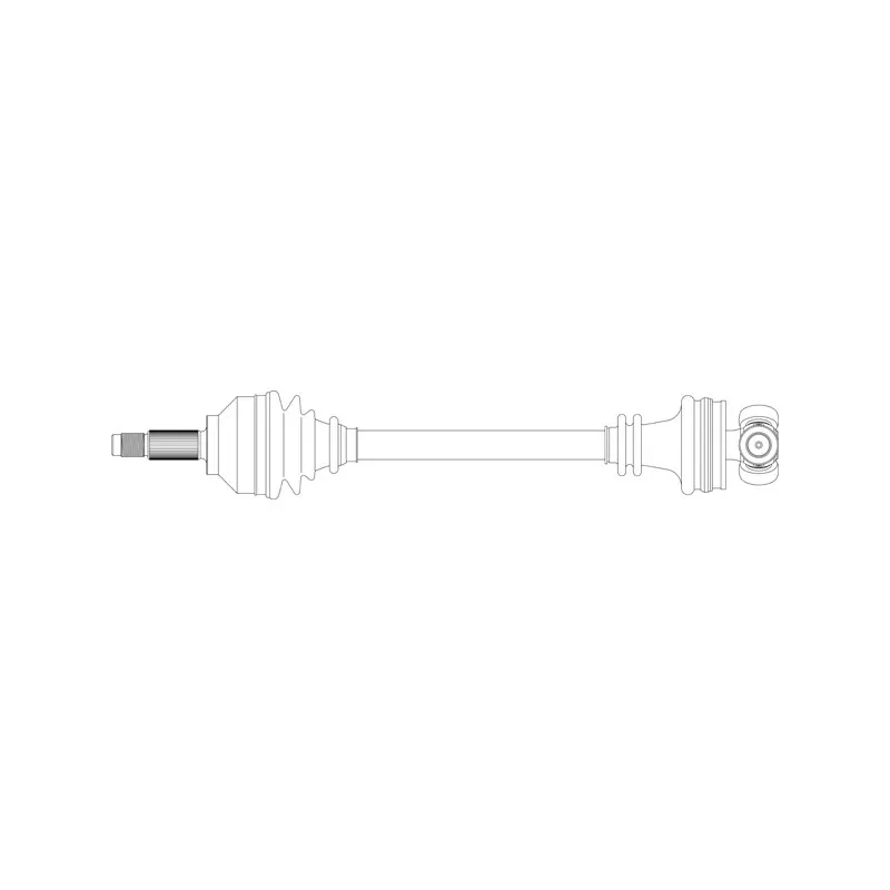 Arbre de transmission avant droit GENERAL RICAMBI SA3041