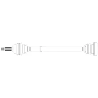 Arbre de transmission avant droit GENERAL RICAMBI SE3039