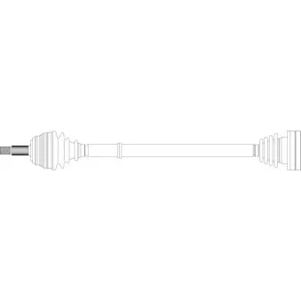 Arbre de transmission avant droit GENERAL RICAMBI SE3043
