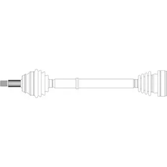 Arbre de transmission avant droit GENERAL RICAMBI SE3049
