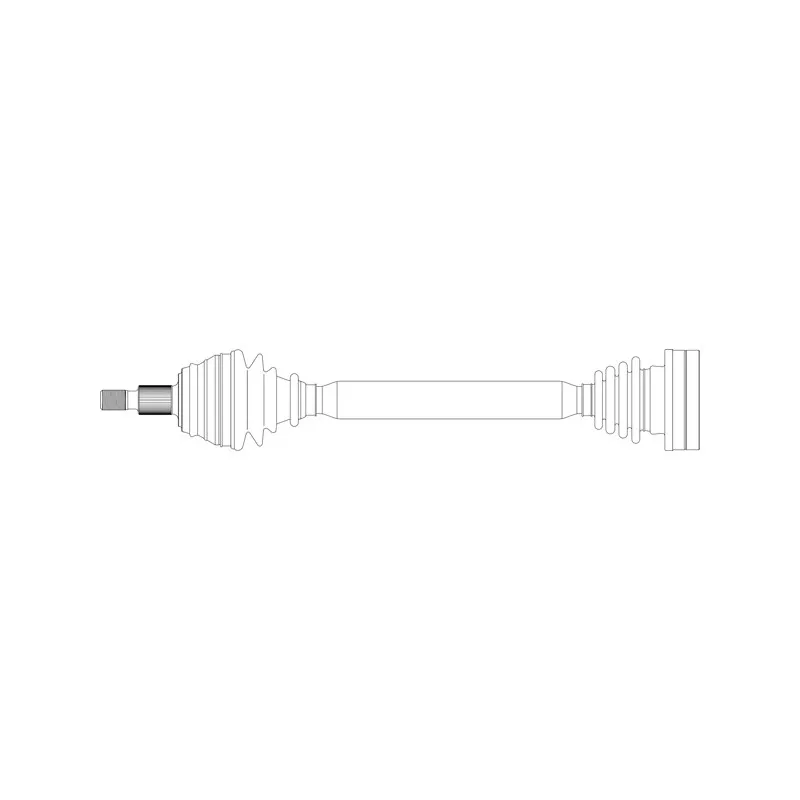 Arbre de transmission avant droit GENERAL RICAMBI SE3069