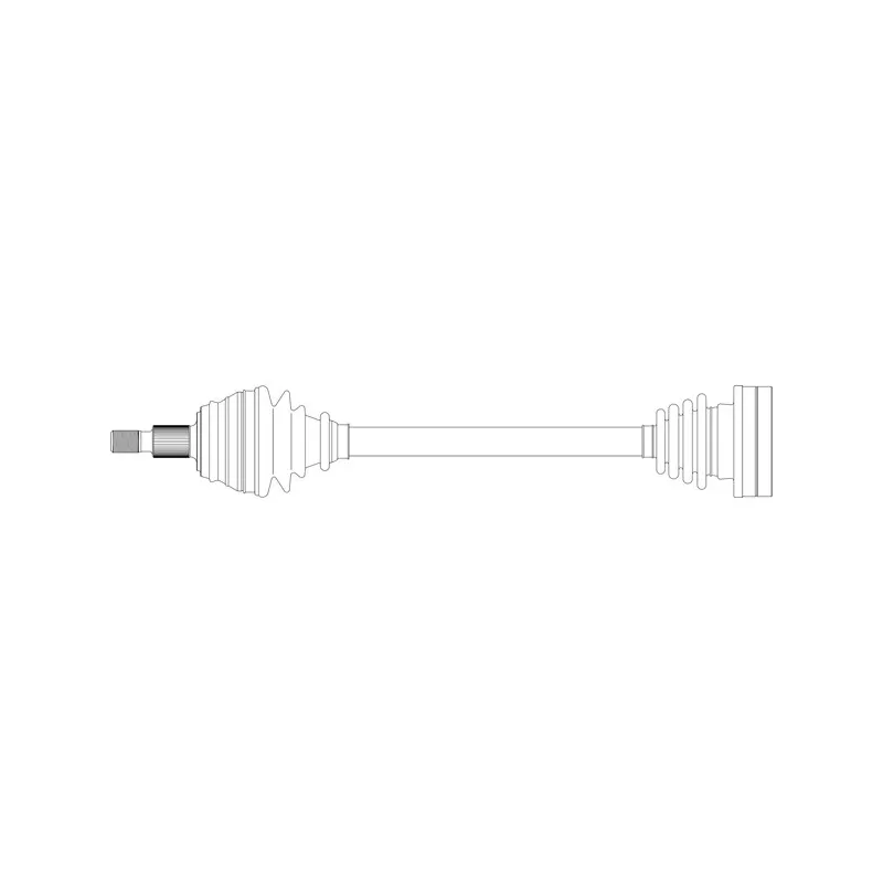 Arbre de transmission avant gauche GENERAL RICAMBI SE3072