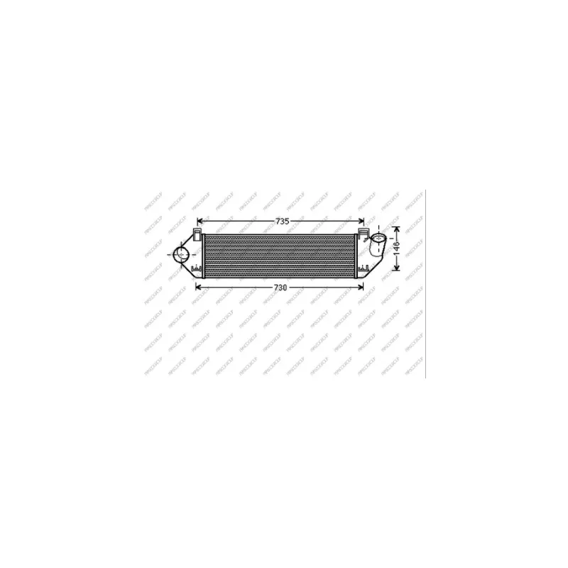Intercooler, échangeur PRASCO VV030N001