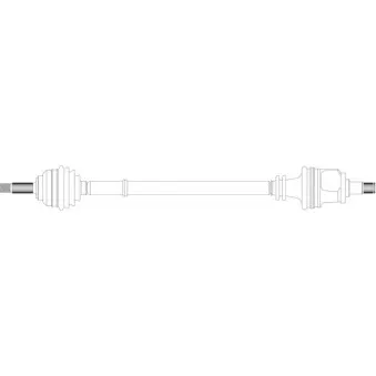 Arbre de transmission avant droit GENERAL RICAMBI SK3002