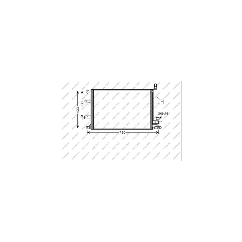 Condenseur, climatisation PRASCO VV042C002
