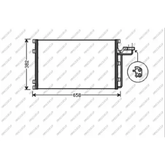 Condenseur, climatisation PRASCO VV220C001