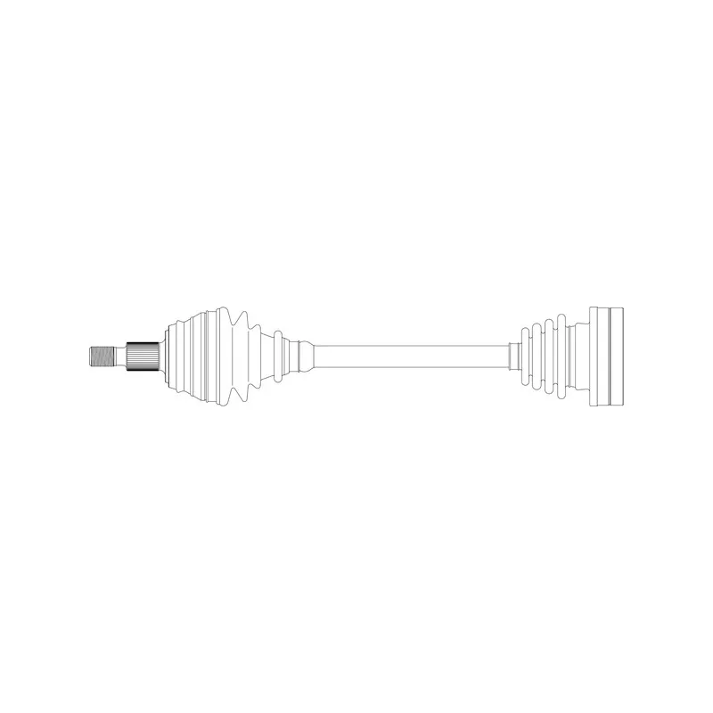 Arbre de transmission avant gauche GENERAL RICAMBI SK3009