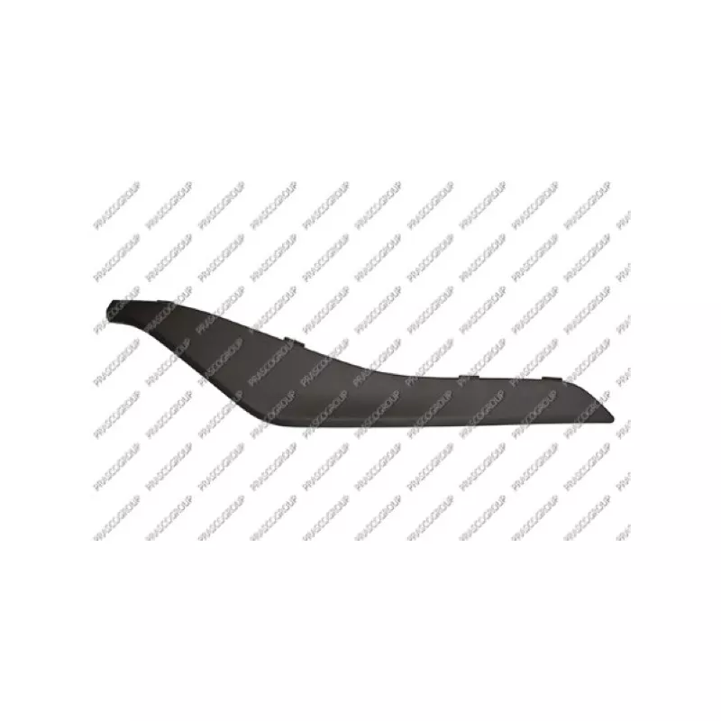 Baguette et bande protectrice, pare-chocs avant gauche PRASCO VV6121244