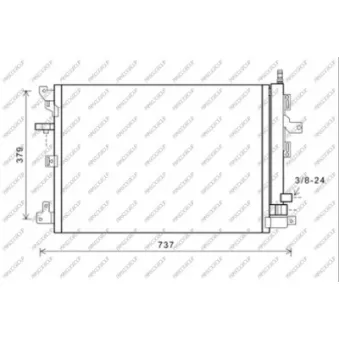 Condenseur, climatisation PRASCO VV710C001