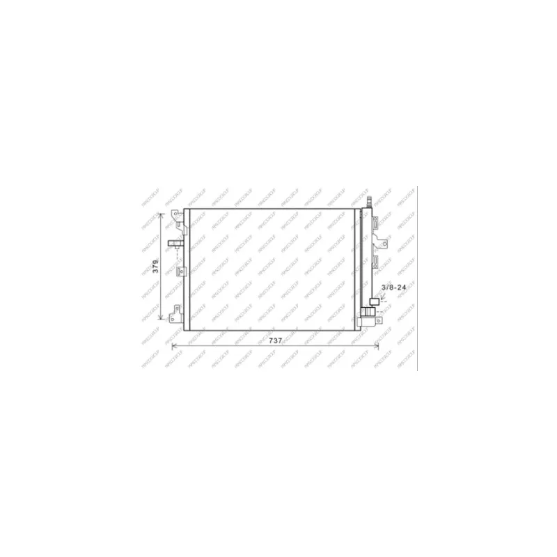 Condenseur, climatisation PRASCO VV710C001