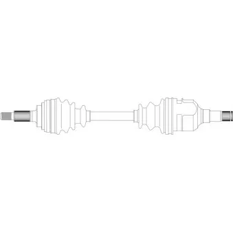 Arbre de transmission avant gauche GENERAL RICAMBI TY3087