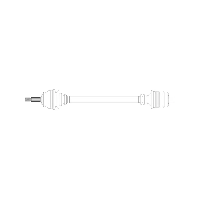 Arbre de transmission avant droit GENERAL RICAMBI VO3008
