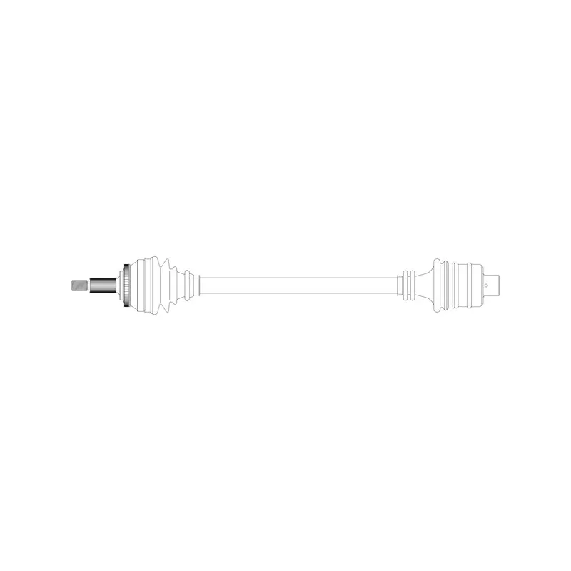 Arbre de transmission avant droit GENERAL RICAMBI VO3014