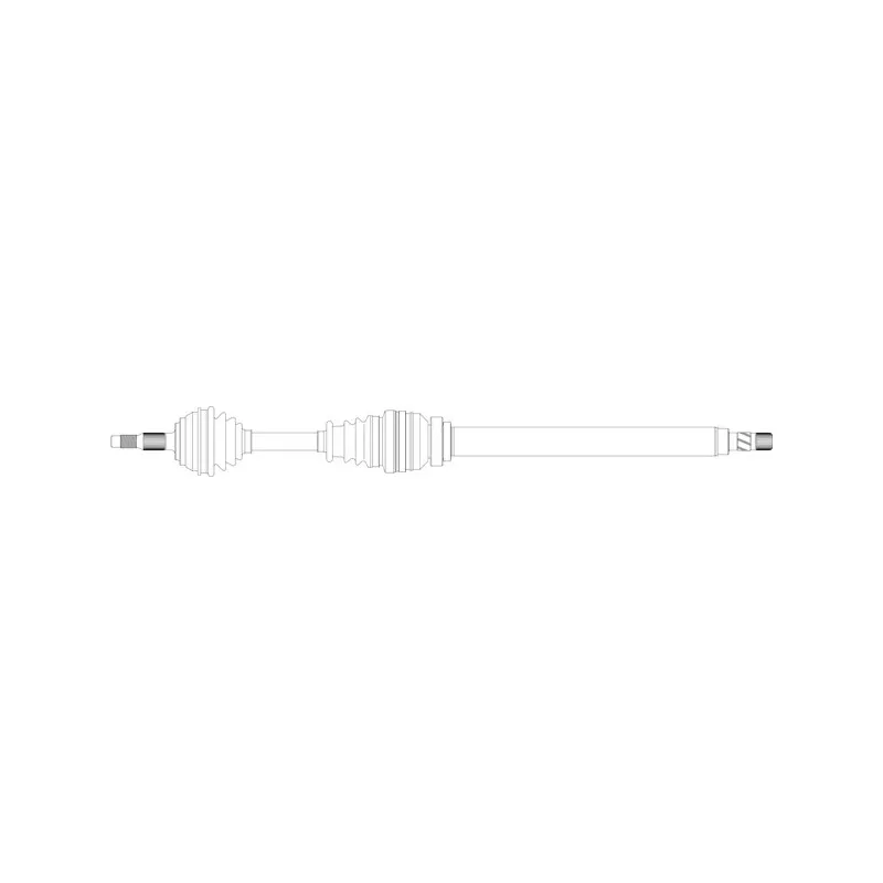 Arbre de transmission avant droit GENERAL RICAMBI VO3016
