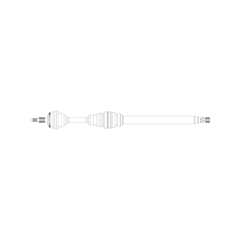 Arbre de transmission avant droit GENERAL RICAMBI VO3018