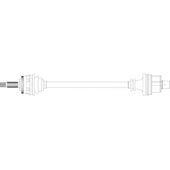 Arbre de transmission avant droit GENERAL RICAMBI VO3032