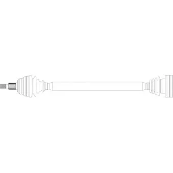 Arbre de transmission avant droit GENERAL RICAMBI WW3052