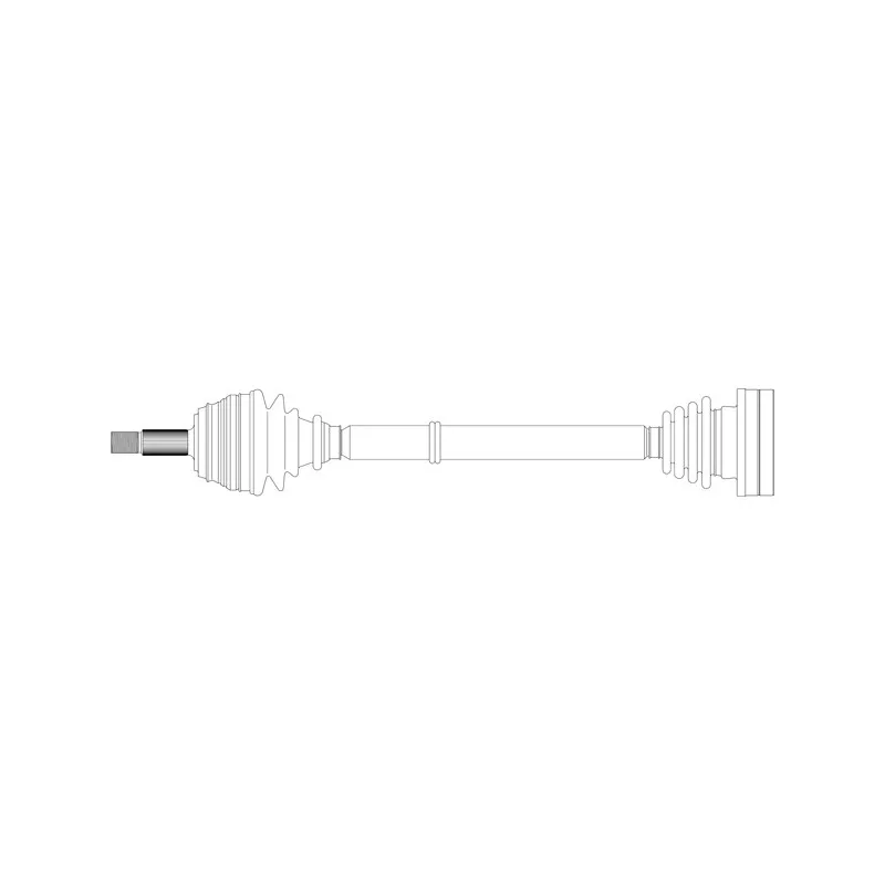 Arbre de transmission avant droit GENERAL RICAMBI WW3057
