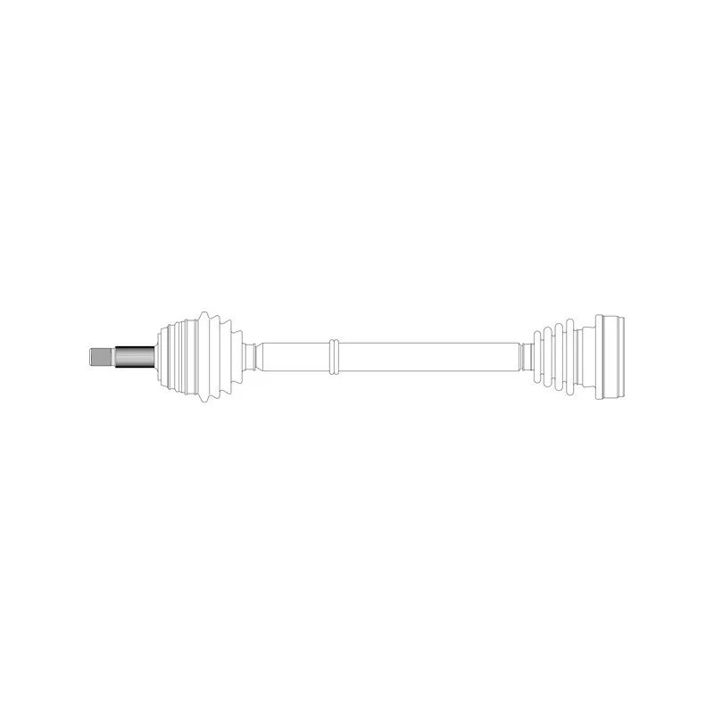 Arbre de transmission avant droit GENERAL RICAMBI WW3119